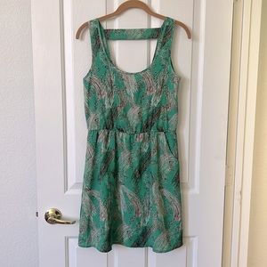 LUSH green sleeveless dress 👗